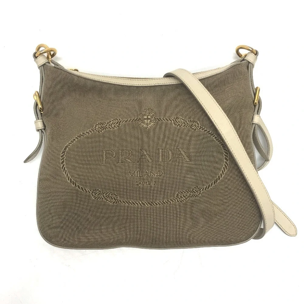 PRADA Cream Shoulder Bag